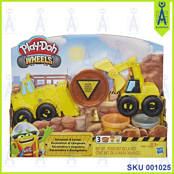 HB PLAY DOH EXCAVATOR LOADER Samima