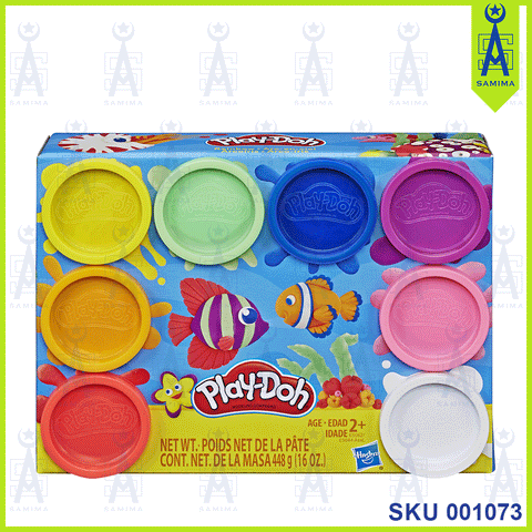 HB PLAY DOH 8 PACK RAINBOW 448G E5062 E5044 Samima