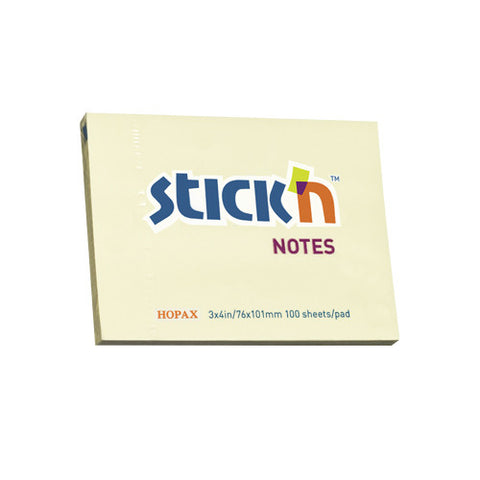 HOPAX Stick'n Regular Notes Pastel 3＂x4＂