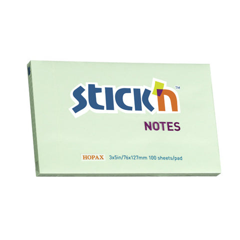 HOPAX Stick'n Regular Notes Pastel 3＂x5＂