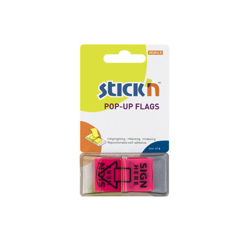 Hopax Stick'n MARKERS Pop-Up Flags 45x25mm