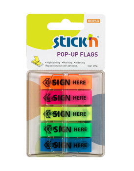 Hopax Stick'n MARKERS Pop-Up Flags 45x12mm