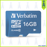 VERBATIM TABLET MICRO SDHC CARD 16 GB W/ ADAPTER