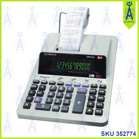 OLYMPIA PRINTING CALCULATOR CPD-812