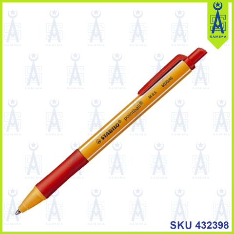STABILO POINT BALL RED M 0.5 6030/40