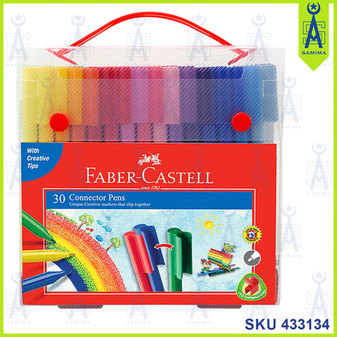 FABER CASTELL 155077 CONNECTOR PENS 30'S / PKT