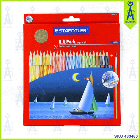 STAEDTLER LUNA WATERCOLOUR PENCILS 24'S 2017