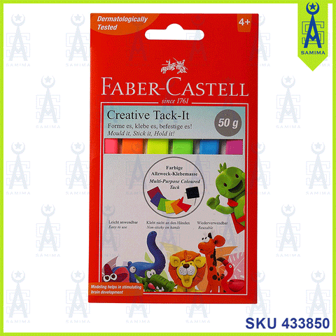 FABER CASTELL CREATIVE TACK-IT COLOUR 50GMS