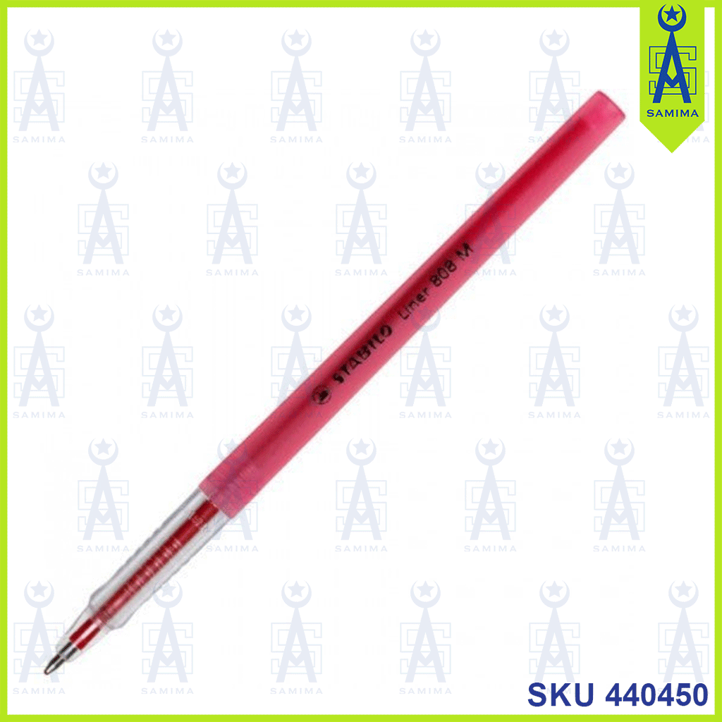 STABILO LINER 808 M RED – Samima