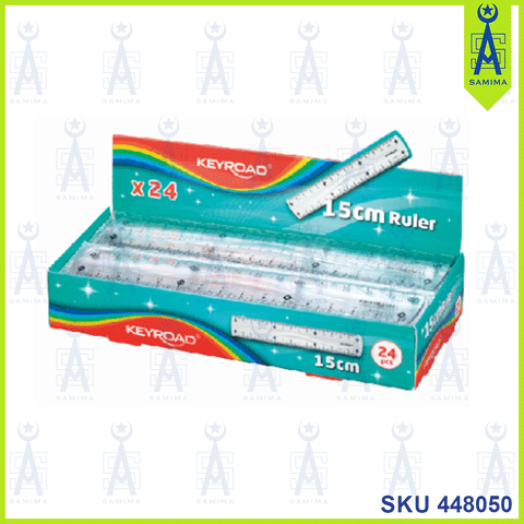 KEYROAD 15CM PLASTIC RULER KR971323