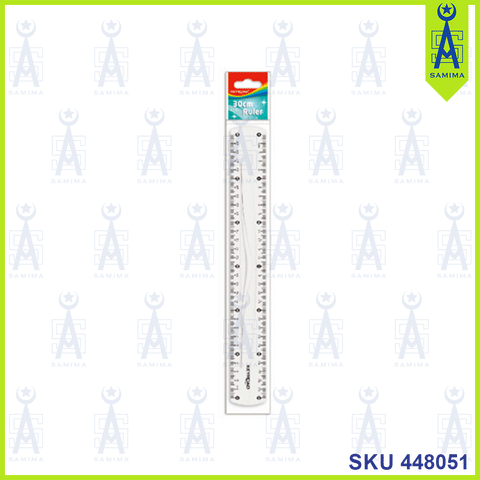KEYROAD 30CM PLASTIC RULER KR970953