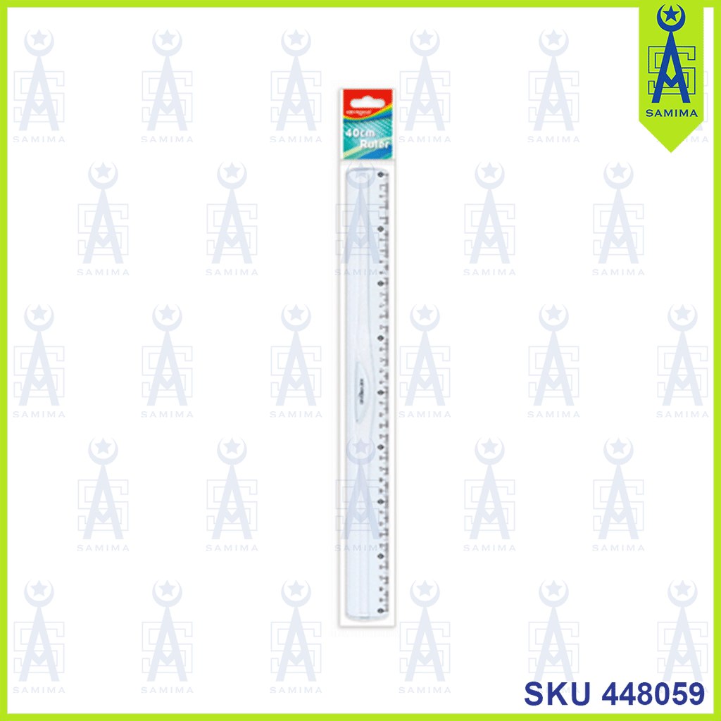 40cm Rukler KEYROAD 40CM PLASTIC RULER KR971262 – Samima