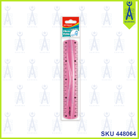 Soft PVC Ruler, Plastic 20cm Ruler, Transparent Flexible Ruler