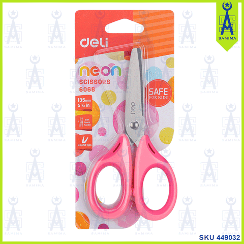 Deli Pastel Scissors Safety Scissors Pink All Purpose Scissors