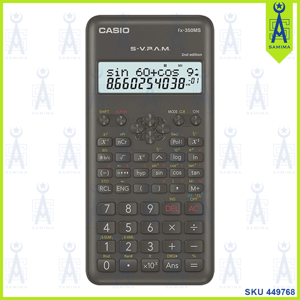 CASIO SCIENTIFIC CALCULATOR FX 350MS 2nd EDITION Samima