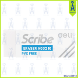 DELI EH00210 SCRIBE ERASER 1'S