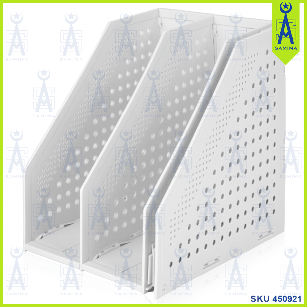 DELI 78995 FOLDABLE MAGAZINE HOLDER 3 DIVIDER A4 – Samima