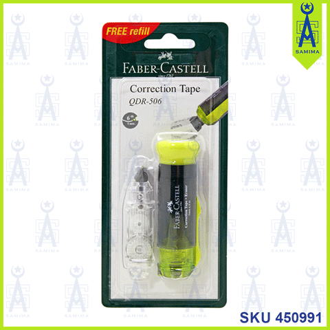 FABER CASTELL 169507R CORRECTION TAPE + REFILL
