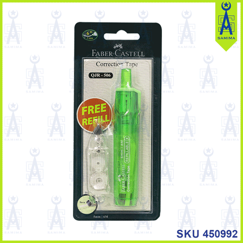 FABER CASTELL 169455R CORRECTION TAPE + REFILL