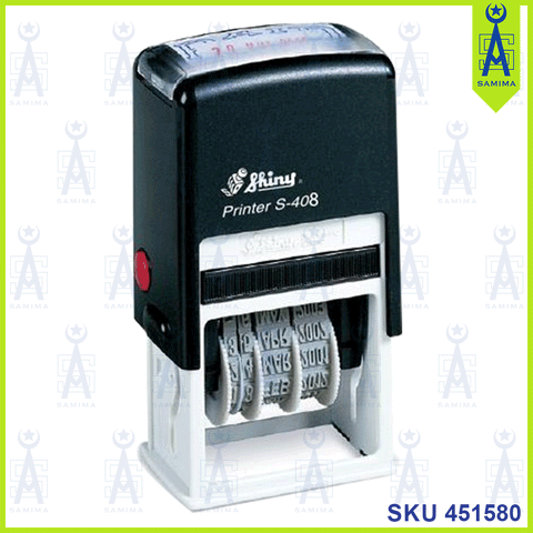 SHINY S-408 DATER WITH ENTERED SELF-INKING STAMP