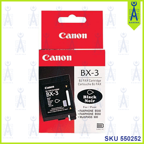 CANON BJ FAX CARTRIDGE BX-3