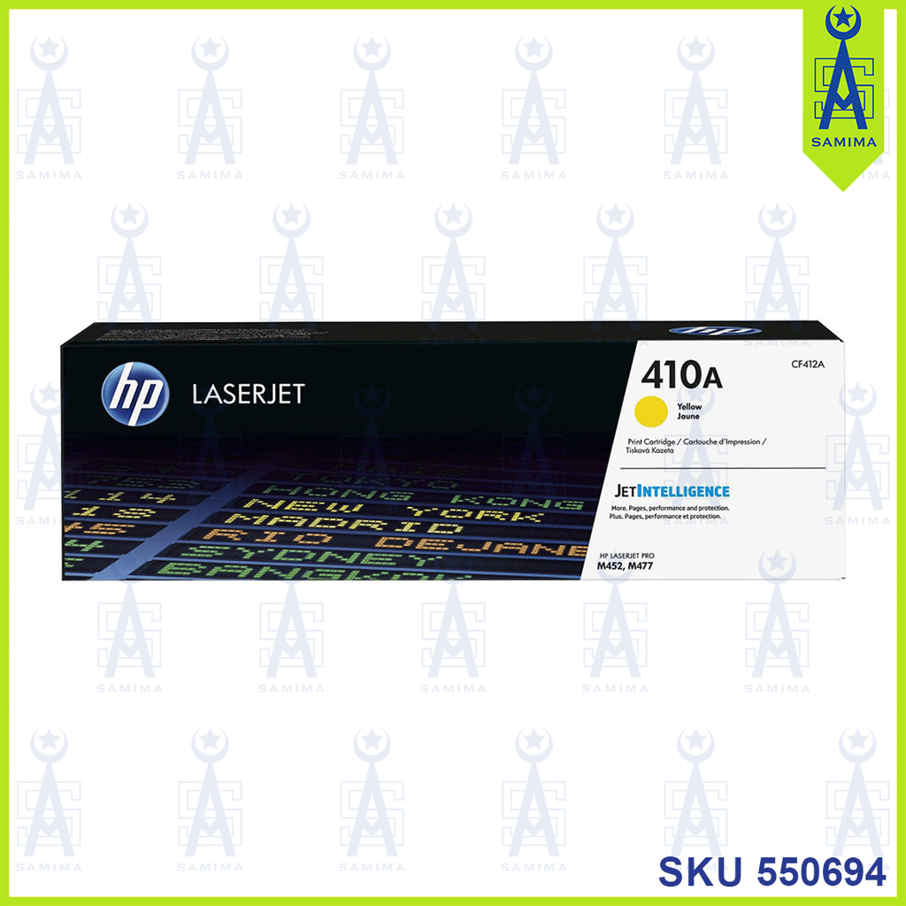 HP 410A INK CARTRIDGE TONER YELLOW CF412A – Samima