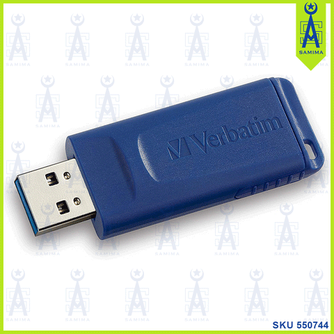 VERBATIM PENDRIVE 16 GB SLIDER 2.0 BLUE 65803