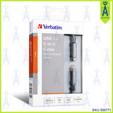 VERBATIM USB 3.2C TO C CABLE 100CM 65684