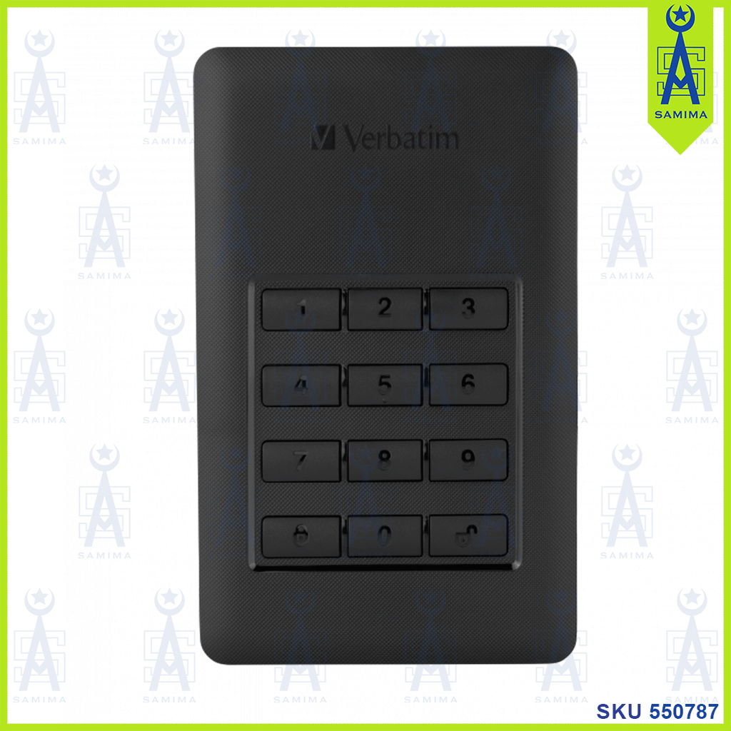 VERBATIM STORE N GO SECURE PORTABLE HDD USB3.1 2TB – Samima