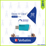 VERBATIM STORE N CLICK USB 3.0 DRIVE 32GB 66337