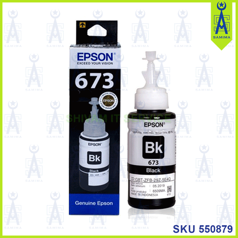 EPSON 673 INK BOTTLE BLACK 70ML