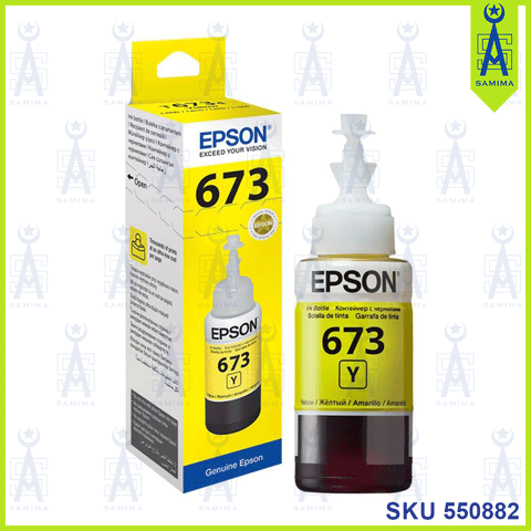 EPSON 673 INK BOTTLE YELLOW 70ML