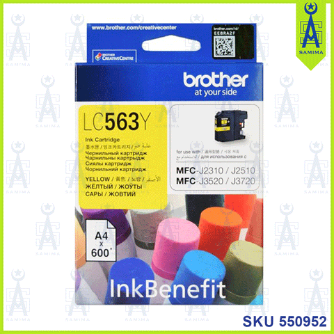 BROTHER LC563M INK CARTRIDGE YELLOW