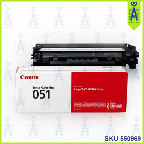 CANON 051 BLACK  INK CARTRIDGE TONER LBP160 /MF260