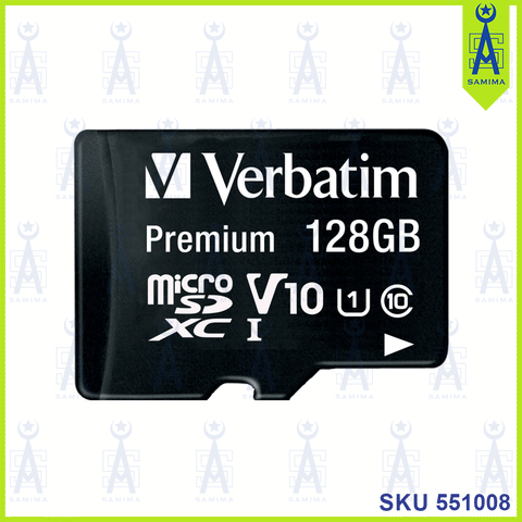 VERBATIM PREMIUM MICRO SD CARD 128GB 66339