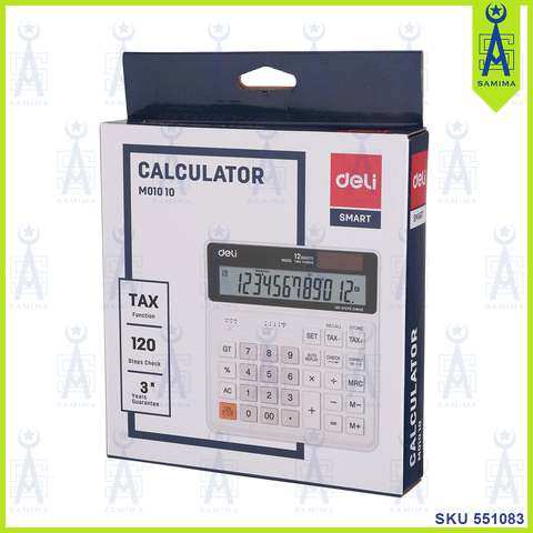 DELI EM01010 SMART CALCULATOR 12 DIGIT