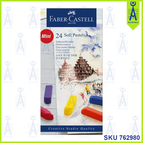 FABER-CASTELL SOFT PASTEL 24'S 128224