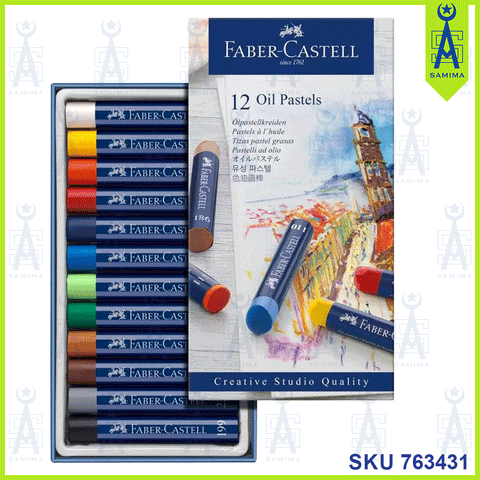 FABER CASTELL OIL PASTELS 12 'S 127012