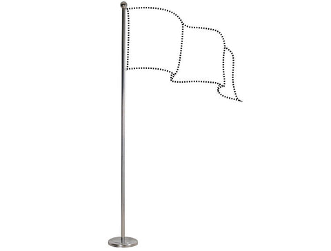 flag pole clipart black and white