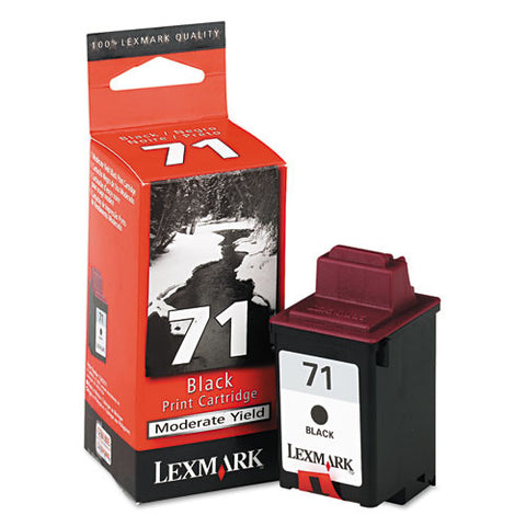 LEXMARK #71 BLACK CARTRIDGE