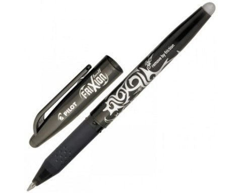 Black Frixion Ball Erasable Gel Pen, Pilot #FX7-BLK