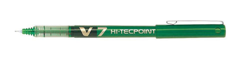 PILOT V7 HITECPOINT GREEN INK 0.7