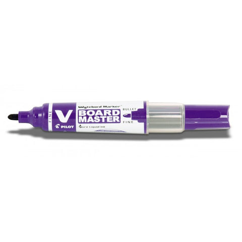 PILOT V WYTEBORD MARKER MASTER BULLET PURPLE