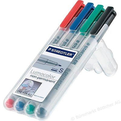 STAEDTLER WHITE BOARD COMPACT MARKER 4'S #341 WP4