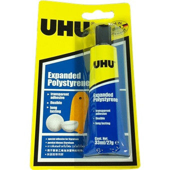 UHU EXPANDED POLYSTYRENE 27G/33ML