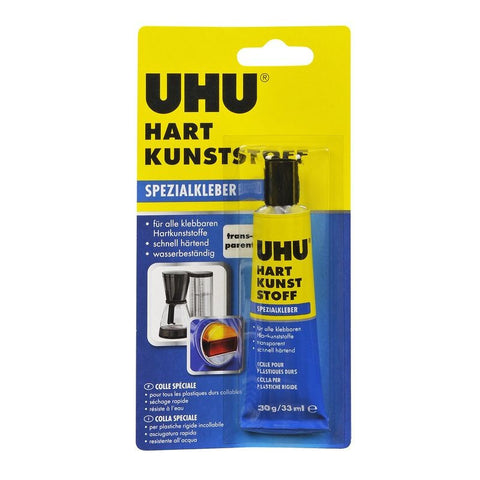 UHU HARD-PLASTIC 30G  BL