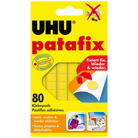 UHU PATAFIX 80 GLUE PADS YELLOW 44390