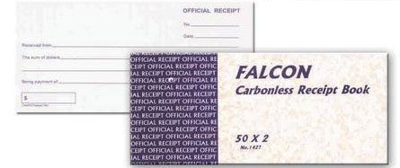 Falcon Carbonless Receipt Book