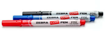 Zebra Permanent Name Pen Fine Marker