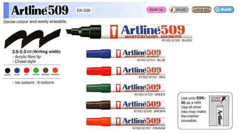 Artline Whiteboard Marker EK-509A